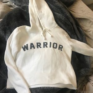 Spiritual gangster crop warrior hoodie